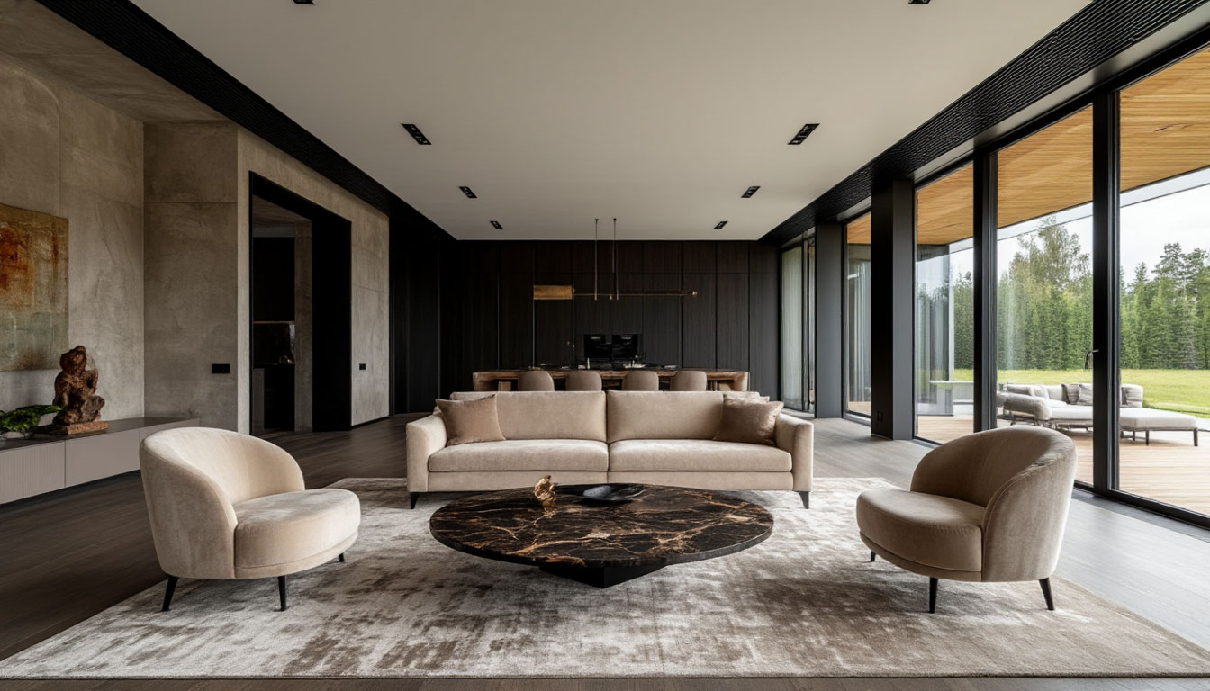 Расценки на элитный ремонт в особняке с применением эксклюзивных материалов из Франции ручной работы