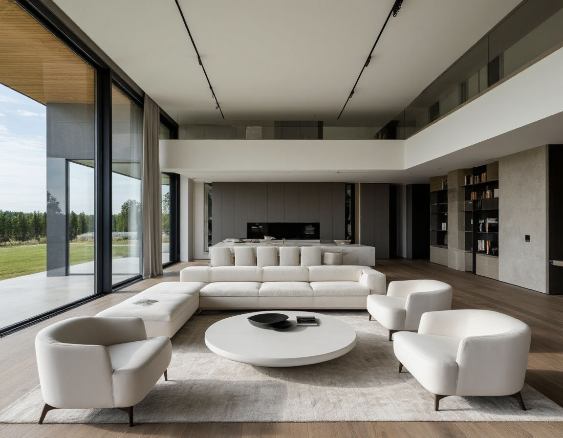 Модернизация премиальной виллы по дизайн-проекту 